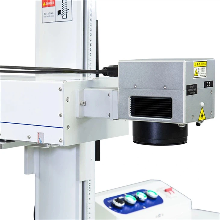 Fiber Industrial Laser Marking Machine Engraving Machine With Rotary